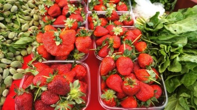 Devasa Çilek Görenleri Şaşırttı