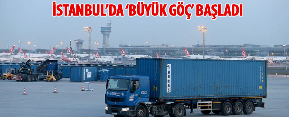İstanbul'da 'Büyük Göç' başladı