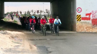 Türk Ve Suriyeli Öğrenciler, Bisiklet Etkinliğinde Buluştu