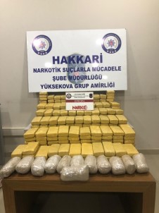 Yüksekova'da 125 Kilo Eroin Ele Geçirildi