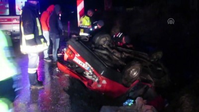 Afyonkarahisar'da Trafik Kazası Açıklaması 3 Yaralı