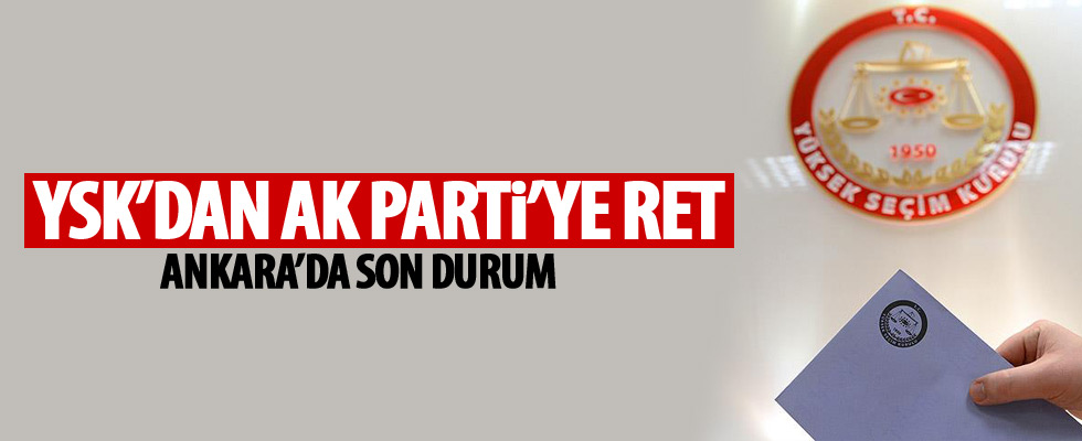 YSK'dan Ak Parti'nin itirazına cevap