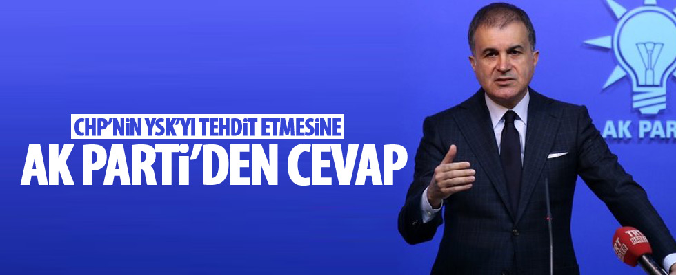 CHP'ye AK Parti'den cevap!
