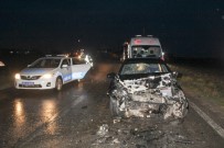 İLKAY - Tekirdağ'da Otomobiller Kafa Kafaya Çarpıştı Açıklaması 5 Yaralı