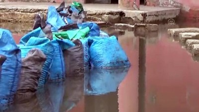 Karlar Eridi, Bazı Evleri Su Bastı