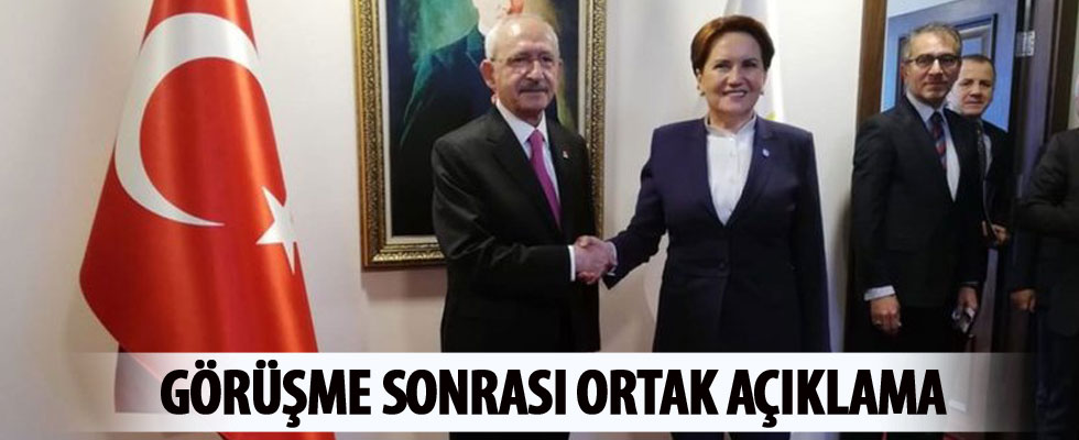 Kılıçdaroğlu'dan Akşener'e ziyaret