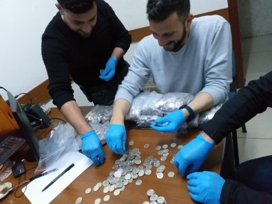 Konya'da 200 Bin Liralık Sahte Madeni Euro Ele Geçirildi