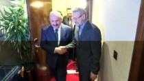 İRAN MECLİSİ - TBMM Başkanı Şentop İran Meclis Başkanı Laricani'yle Görüştü