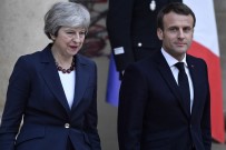 THERESA MAY - İngiltere Başbakanı May, Fransa Cumhurbaşkanı Macron İle Görüştü