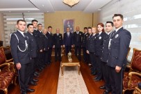 GAZILER - Mersin İl Emniyet Müdürü Şahne'den Vali Su'ya Ziyaret