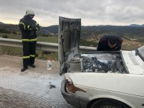 YANGIN TÜPÜ - Seyir Halindeki Araç Bir Anda Alev Aldı