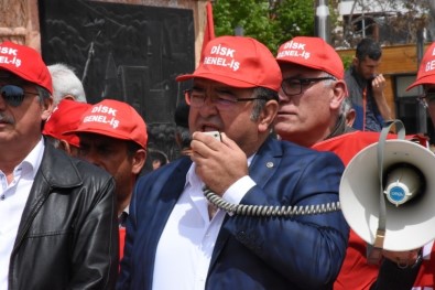 DİSK Bölge Temsilciliği Kırşehir'de 1 Mayıs Kutlamalarına Katıldı