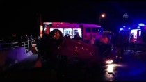 İzmir'de Zincirleme Trafik Kazası Açıklaması 1 Yaralı