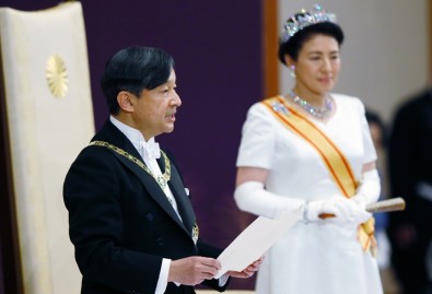 Japonya'da yeni imparatorun ilk günü
