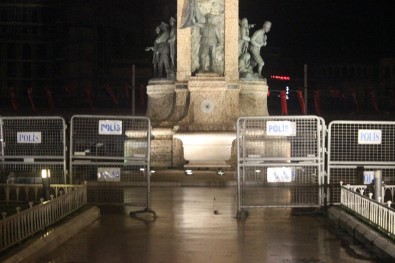 Taksim'de 1 Mayıs Önlemleri Sürüyor