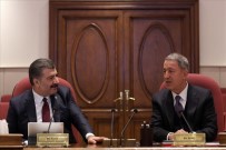 KARA KUVVETLERİ KOMUTANI - Bakan Akar Ve Bakan Koca Başkanlığında Koordinasyon Toplantısı