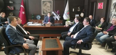 CHP Genel Başkan Yardımcısı Erkek'ten Çan Belediye Başkanı Öz'e Tebrik Ziyareti