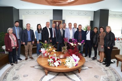 CHP'lilerden Başkan Turgay Erdem'e Ziyaret