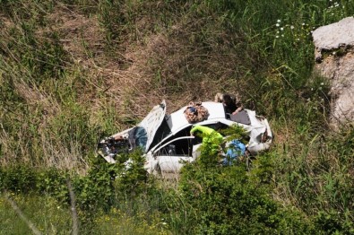 Cizre'de Otomobil Şarampole Yuvarlandı Açıklaması 1 Polis Yaralı