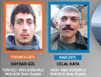 PKK - PKK'ya ağır darbe! Biri mavi, diğeri turuncu kategoride aranıyordu