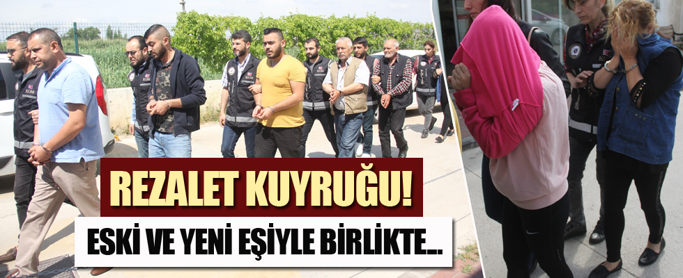 Aile boyu rezalet! Eski ve yeni eşiyle birlikte...