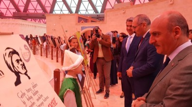 Odunpazarı Yunus Emre Eğitim Bölgesi'nden, ''Hayalimdeki Yunus Emre'' Resim Sergisi