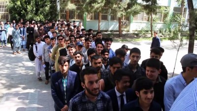 YTB Afganistan'da İlk Kez Türkiye Bursları Sınavı Yaptı