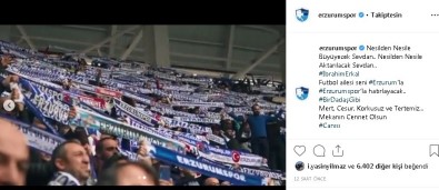 BB Erzurumspor, İbrahim Erkal'ı Andı