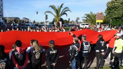 19 Mayıs'ın 100. Yılında 1919 Metrelik Bayrakla Yürüdüler