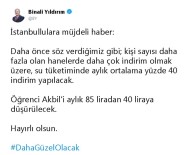 Binali Yıldırım'dan İstanbullulara Müjde
