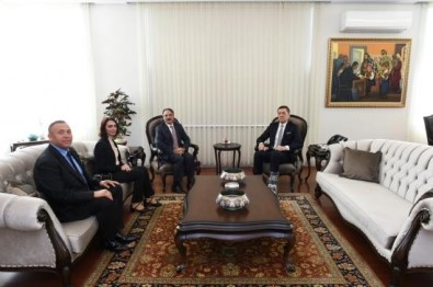 Rektör Prof. Dr. Mazhar Bağlı, Milli Eğitim Bakanı Ziya Selçuk'u Ziyaret Etti
