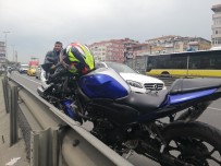 SEFAKÖY - E-5 Feci Motosiklet Kazası Kamerada Açıklaması1 Ölü