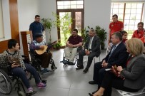TÜRKIYE SAKATLAR DERNEĞI - Engelli STK'lardan Başkan Aşgın'a Ziyaret