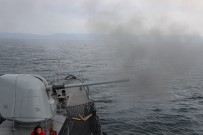 DENIZ KUVVETLERI KOMUTANLıĞı - Top Atışları İle Hedefler Tam İsabetle Vuruldu