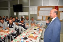 SAHUR - Başkan Pekyatırmacı Gece Personeli İle Bir Araya Geldi