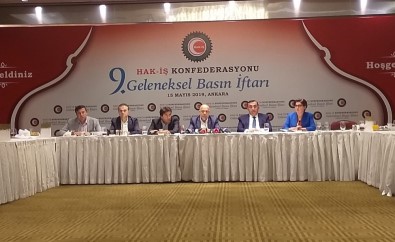 HAK-İŞ Genel Başkanı Arslan Basın Mensuplarıyla İftarda Buluştu
