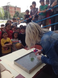 KO-MEK, Minik Öğrencilere Ebru Sanatını Tanıttı