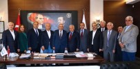CAHIT TEKELIOĞLU - Türk Dünyası Parlamenterler Birliği'nden Başkan Altınok'a Ziyaret