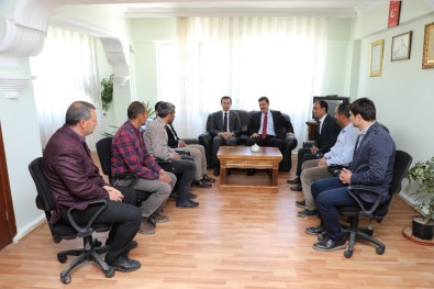 Vali Arslantaş'tan İlçe Ve Beldelerin Yeni Belediye Başkanlarına Ziyaret