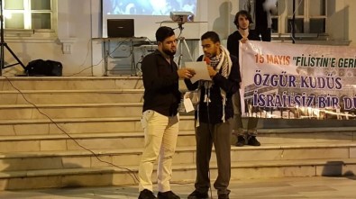 AKM Önünde Filistin'e Geri Dönüş Programı Gerçekleşti