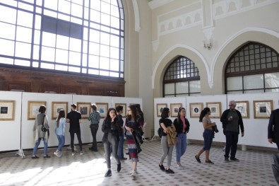 Güzel Sanatlar Fakültesi'nde Uluslararası Mikrokosmos 2018 Baskıresim Sergisi Açıldı