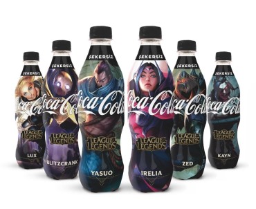 'League Of Legends' Şampiyonları Coca-Cola Şişelerinde
