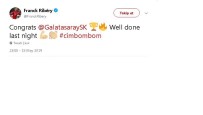 FRANCK RİBERY - Ribery'den Galatasaray Paylaşımı