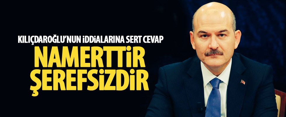 Bakan Soylu'dan Kılıçdaroğlu'na cevap