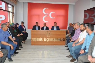 Başkan Akkaya Ve AK Parti'den MHP'ye Teşekkür Ziyareti