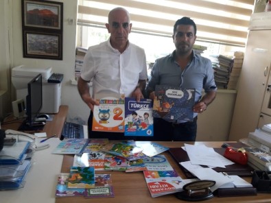 Ergani Halk Kütüphanesi'nden Okullara Kitap Yardımı