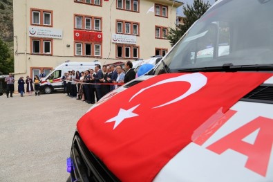 Gümüşhane'de 7 Yeni Ambulans Hizmete Alındı