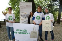 SOSYAL SORUMLULUK PROJESİ - Plastik Poşet Karşılığında Bez Torba Verdiler
