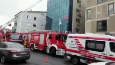 Beykoz'da İş Merkezinde Yangın