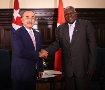 Çavuşoğlu, Küba Halkın Gücü Parlamento Başkanı İle Görüştü